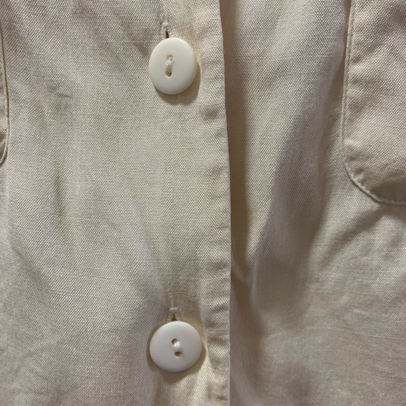Silk Button Top - Picture 2 of 6